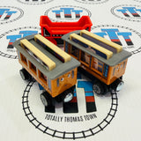 Knapford Station #1 with Annie, Clarabel & Cargo Car (Mattel 2022) - Used in Box