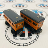 Light up and Reveal (Roll and Glow) Annie and Clarabel (Mattel) Good Condition Wooden - Used