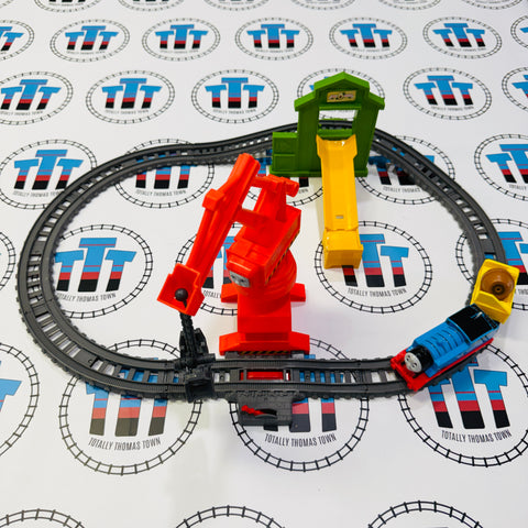 Cassia Crane & Cargo Set with Trains Used - Trackmaster Revolution