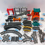 5-in-1 Track Builder Set Complete No Train Used - Trackmaster Revolution