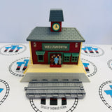 Lights & Sounds Wellsworth Station with Track #2 (Fuzzy Sounds/Passengers Don’t Pop Out) Used - Take Along