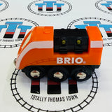 BRIO 33246 Light & Sound Flashing Engine #2 Not Working Wooden - Used