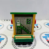 Chargeur de bûches de Sodor (Dessus peint) Tic-tac avec wagon à bois (2001) et 3 bûches (1 endommagée) #1 en bois - Occasion