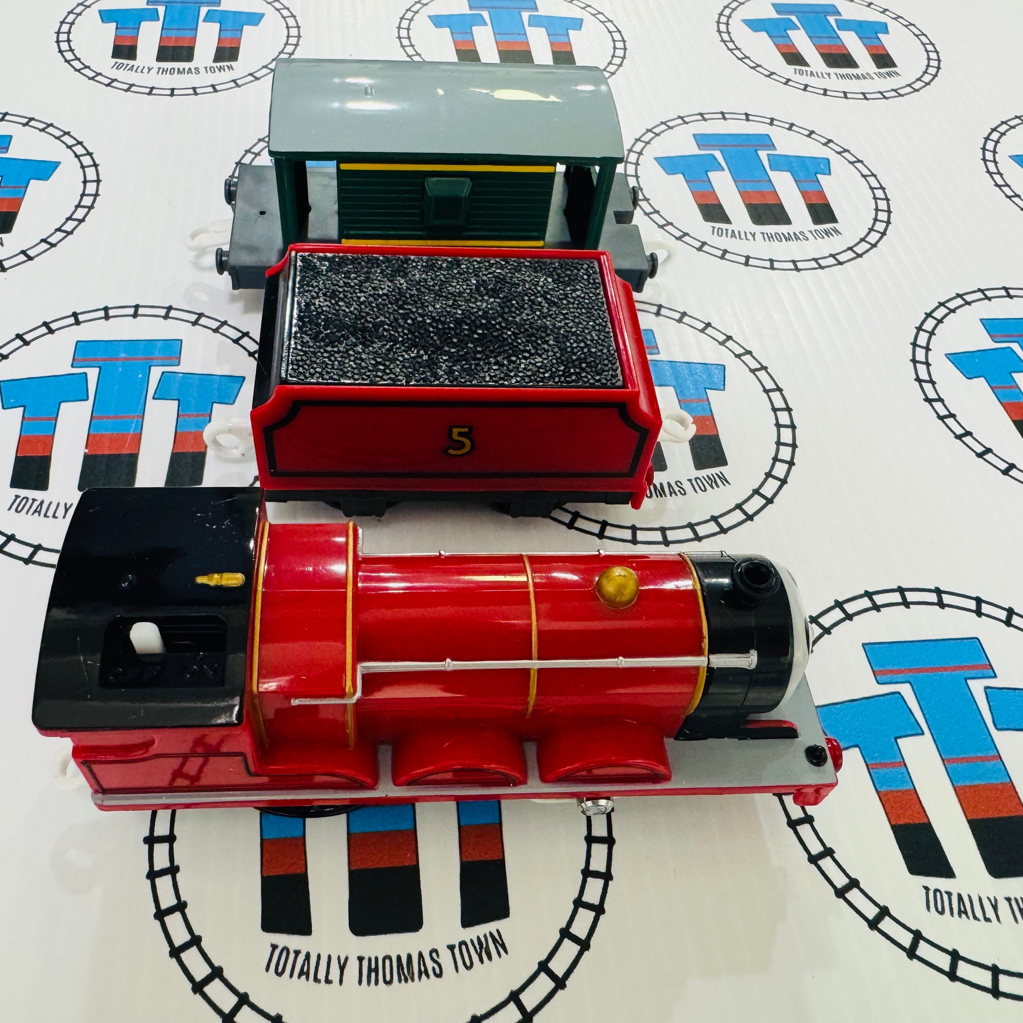 James and Tender with Brakevan New no Box - TOMY – Totally Thomas Town