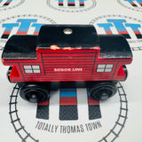 Wagon de queue Sodor Line n°4 (Learning Curve) en bois - Occasion