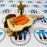 Lava Pit BIGJIGS Rail Wooden - New no Box