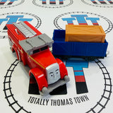 Cranky & Flynn Save the Day Set Remote Controlled Cranky #1 Discoloured Face Complete Used - Trackmaster