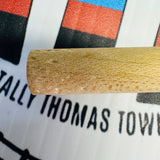 Sodor Log Loader (Painted Top) Clickity Clack with Log Car (2001) and 3 Logs (1 damaged) #1 Wooden - Used