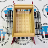 A Day at "The Works" Set #1 (Writing On ALL Trains, Stations, Track, Accessories) Missing Signals/Red House Peeling Sticker Wooden - Used