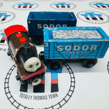 Bertram with Scrap Cars (Learning Curve 2000) Poor Condition Wooden - Used