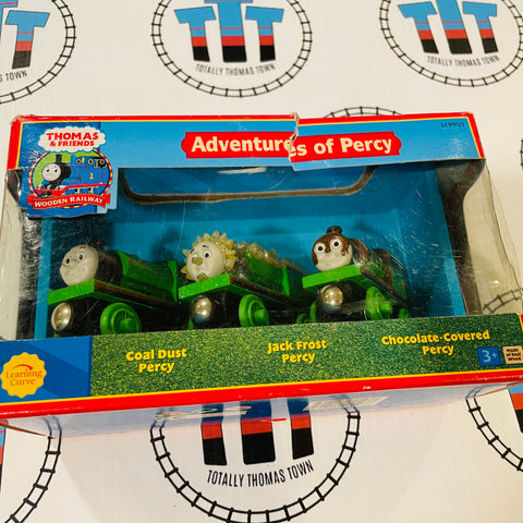 Adventures of Percy (Learning Curve) Damaged Box Wooden - New in Box