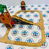 Sam and The Great Bell Set #2 No Trains/Signs (2 Pieces Not Gold/Ironworks Fuzzy Sounds) Wooden - Used