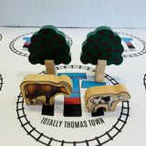 Cow on the Line #1 Peeling Stickers RARE Wooden - Used