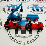 BRIO Train Value Pack #1 Fair/Poor Condition Chipping Paint/Discoloured/Missing Pieces Wooden - Used