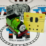 Percy Newer Face NO Rail Pull Along Capsule with Stickers Plarail - New in Opened Package
