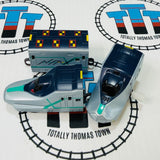 JR E956 ALFA-X Front Car, Coach and Rear Car Capsule Plarail Wind Up - Used