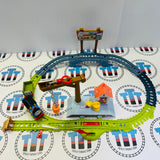 Paint Delivery Set #1 with Train (1 Curve Piece different colour) Used - All Engines Go Trackmaster Revolution