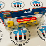Sodor Power Crew (Learning Curve) Damaged Box Wooden - New in Box
