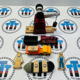 Crane Construction Pack with Train, Truck, and Boat Other Brand Wooden - Used
