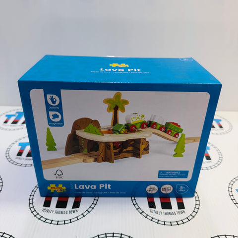 Lava Pit BIGJIGS Rail Wooden - New in Box
