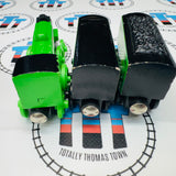 Flying Scotsman avec 2 tenders #6 (Learning Curve 1999) Peinture écaillée rare en bois - Occasion