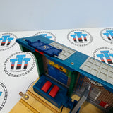 Repair and Go Station at Sodor Steamworks Poor Condition #2 (Chipped Track/Missing Claw/Damaged Oil/Chipped Roof) - Used