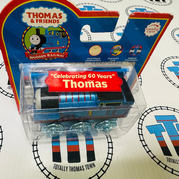 Celebrating 60 Years Thomas (Learning Curve) Rare! Wooden - New in