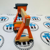 BRIO Gantry Crane with Cargo Car #1 (Damaged Wheels) 33732 Wooden - Used