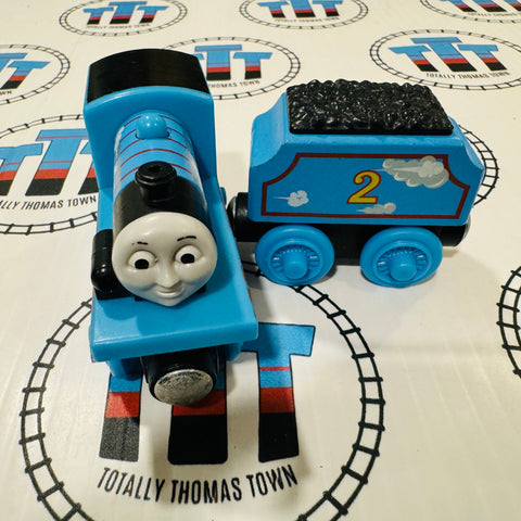 Edward and Tender Roll and Whistle Sounds a Little Fuzzy (Mattel) Wooden - Used
