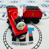 James & Tender (Learning Curve 2000) Rare Poor Condition Chipping Paint Wooden - Used