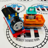 Fix ‘em Up Friends Set Complete with Thomas, Carly, Sandy (Damaged Switch Connector) Used - Trackmaster Revolution