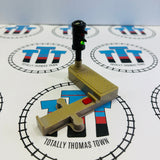 Plastic Stoplight with Working Lights Discoloured Used - Other