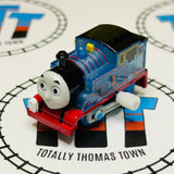 Clear Glitter Thomas Newer Face Missing Stickers Capsule Plarail Wind Up - Used