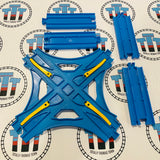 Crossing Switch Track and 4 Straight Pieces R-14 New in Package - TOMY