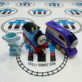 Race for the Sodor Cup Set Complete with Push Along Trains Used - Trackmaster Revolution