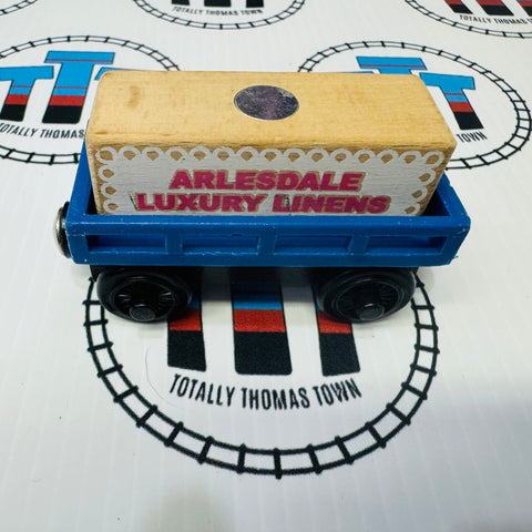 Cargo Car Blue with Arlesdale Luxury Linens Cargo Wooden - Used