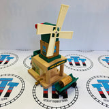 Toby's Windmill #6 Discoloured Blades/Missing 1 Barrel Wooden - Used