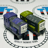 Splatter & Dodge Happy Face Older Version Pull Along Capsule Plarail - Used