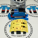Thomas Newer Face with Snowplow and Straight Rail Capsule Plarail Pull Along - New in Opened Package