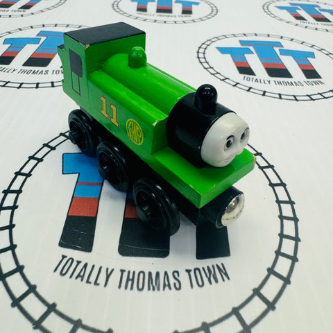 Oliver (Learning Curve 1998) Chipped Front Rare Good Condition Wooden - Used