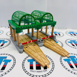 Knapford Station with Lights and Track #2 Small Marks Wooden - Used