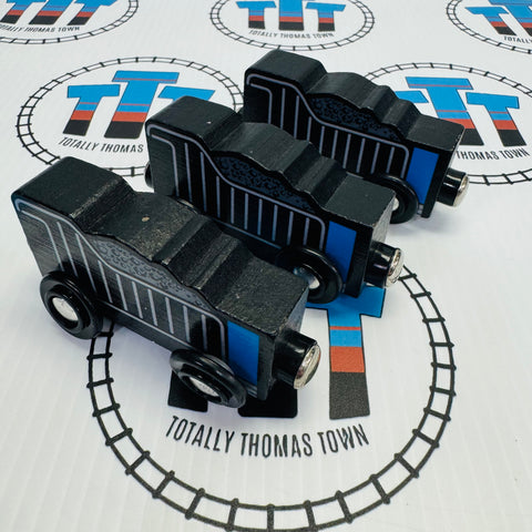 Black Trains Generic Brand Wooden - Used