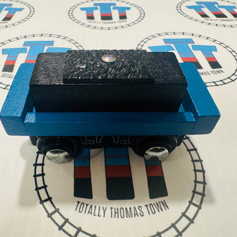 Blue Cargo Car with Black Cargo Generic Brand Wooden - Used