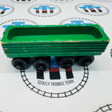 Sawmill Log Car without Log (Learning Curve 1998) Rare Fair Condition Wooden - Used