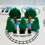 Set of 5 Trees (Learning Curve 1994) Wooden - Used