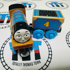 Gordon and Tender (Thomas Wood Unpainted Mattel) Good Condition Wooden - Used