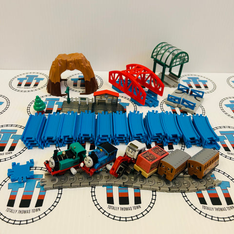Capsule Plarail Set #8 See Notes - 58 Pieces Used