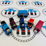 Train Value Pack #7 Fair/Poor Condition Chipping Paint/Discoloured/Missing Pieces Thomas Brand Wooden - Used