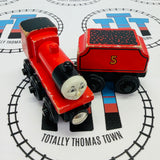 James & Tender (Learning Curve 1998) Fair Condition Chipping Paint Wooden - Used