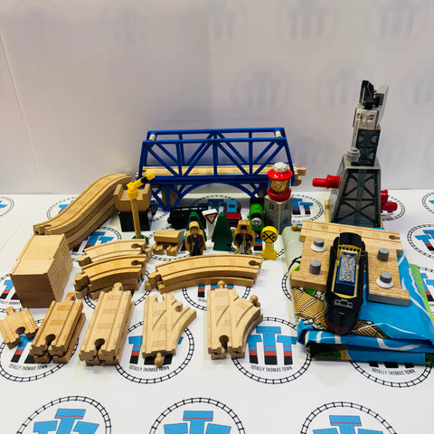 Down by The Docks Set #2 Fair Condition Wooden - Used in Box